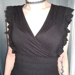 Casual Black Summer Dress